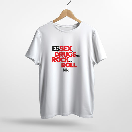 Bilk - 'Essex, Drugs and Rock and Roll' LP - Merch - Album Artwork Tee Shirt + Digital Album Download