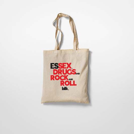 Bilk - 'Essex, Drugs and Rock and Roll' LP - Merch - Album Artwork Tote Bag + Digital Album Download